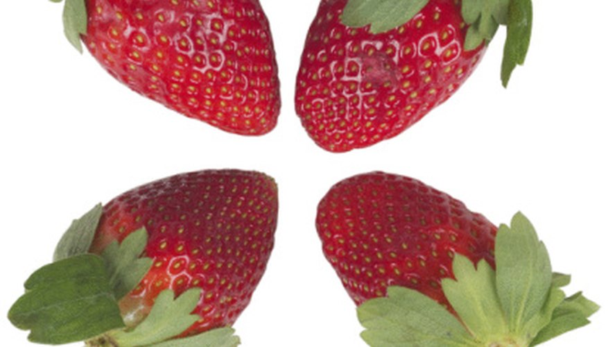 Fresh strawberries inspire seasonal decorations. Fresh strawberries inspire seasonal decorations.