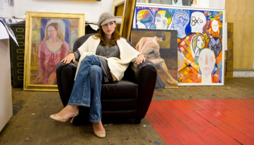 Determine which pieces in your art studio you'd like to sell. Determine which pieces in your art studio you'd like to sell.