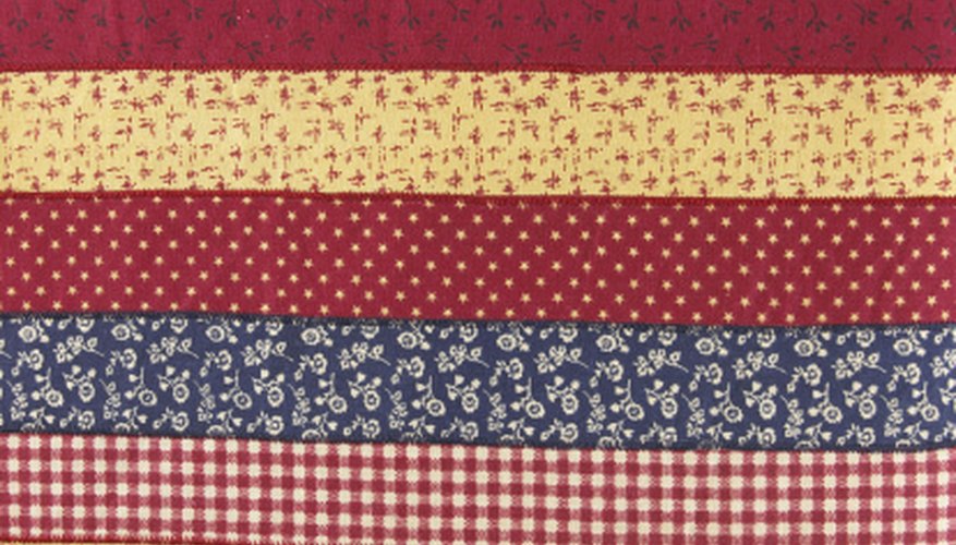 Sew a self-binding blanket from two contrasting fabrics. Sew a self-binding blanket from two contrasting fabrics.
