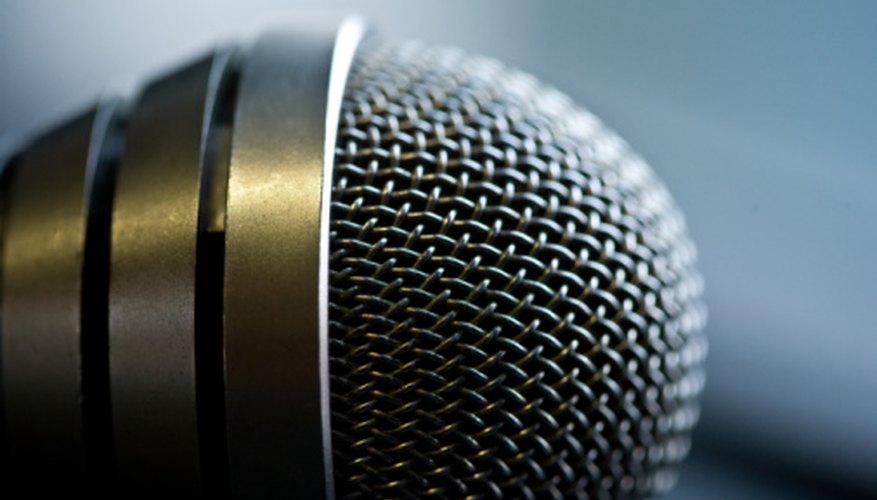 Photo Credit: Jupiterimages/Photos.com/Getty Images All singers need a microphone to project their voice.