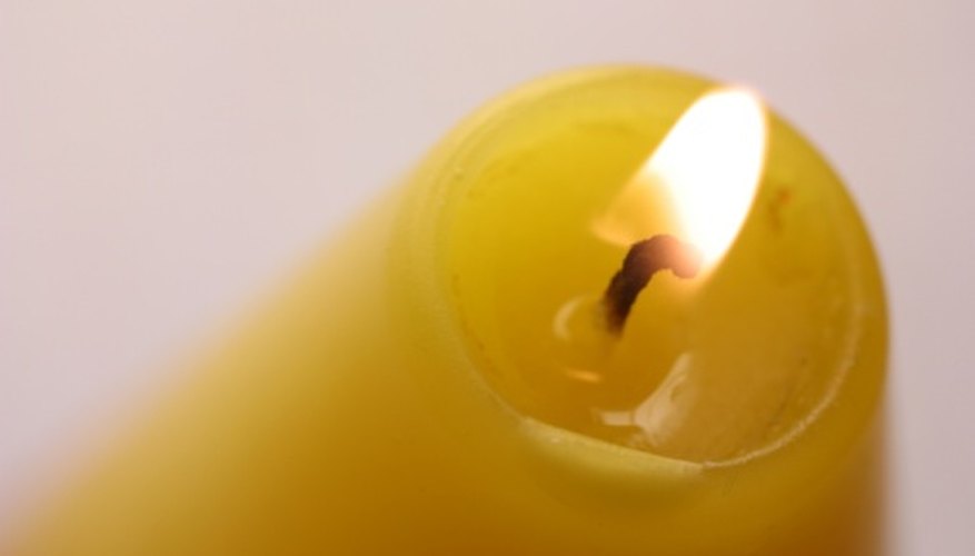 Use wax to make one-of-a-kind candles. Use wax to make one-of-a-kind candles.