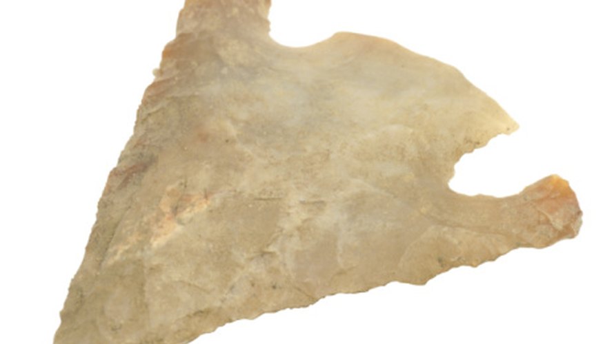 Photo Credit: Hemera Technologies/PhotoObjects.net/Getty Images Chert arrowhead