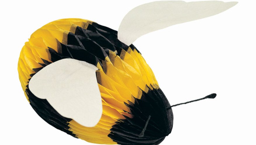 Make a whimsical bumble bee using recyclables. Make a whimsical bumble bee using recyclables.