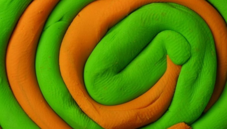 When two colors of clay combine during softening, that means that the clay is fully conditioned. When two colors of clay combine during softening, that means that the clay is fully conditioned.