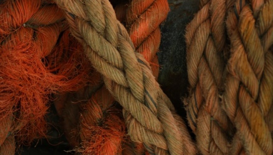Select natural fiber rope for your art project. Select natural fiber rope for your art project.