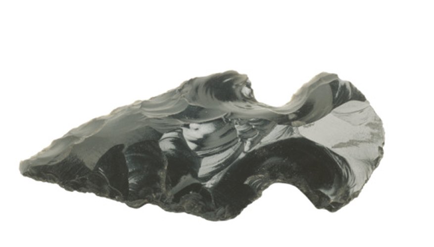 Photo Credit: Hemera Technologies/PhotoObjects.net/Getty Images Obsidian arrowhead