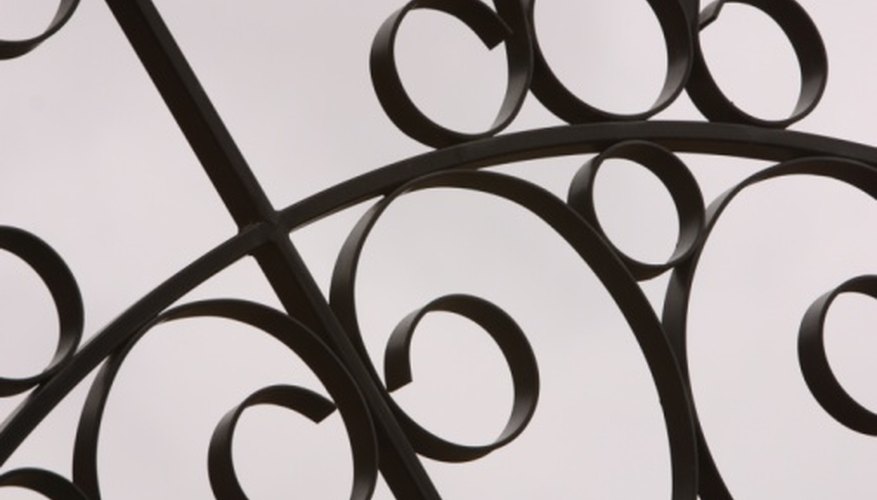 Large scale ornamental ironwork is often made up of smaller pieces welded together. Large scale ornamental ironwork is often made up of smaller pieces welded together.