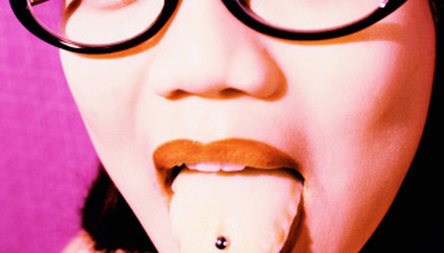 The standard jewelry for a tongue piercing is a stainless steel barbell. The standard jewelry for a tongue piercing is a stainless steel barbell.