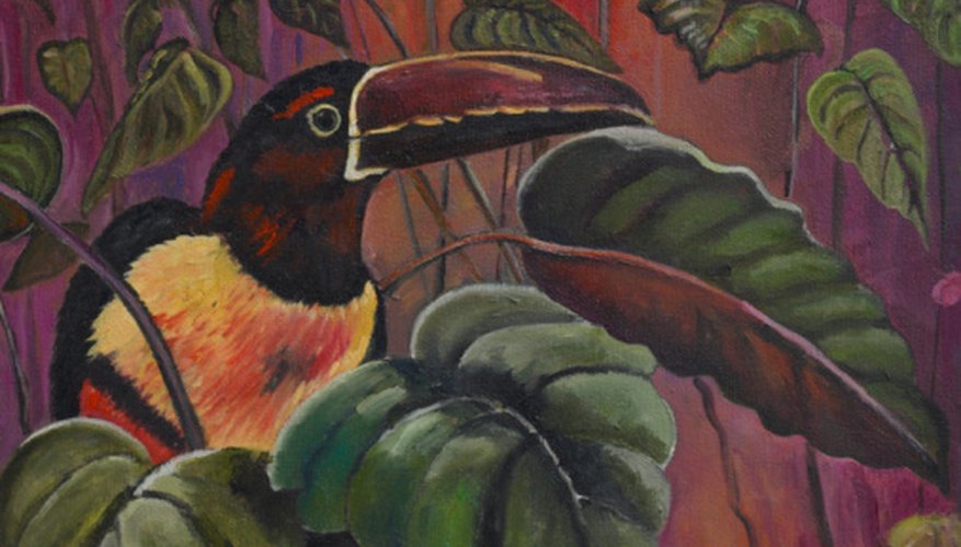 A base color is used to create the color of the bird's environment in most paintings. A base color is used to create the color of the bird's environment in most paintings.