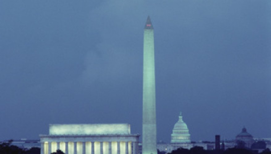 The Washington Monument is an example of an obelisk. The Washington Monument is an example of an obelisk.