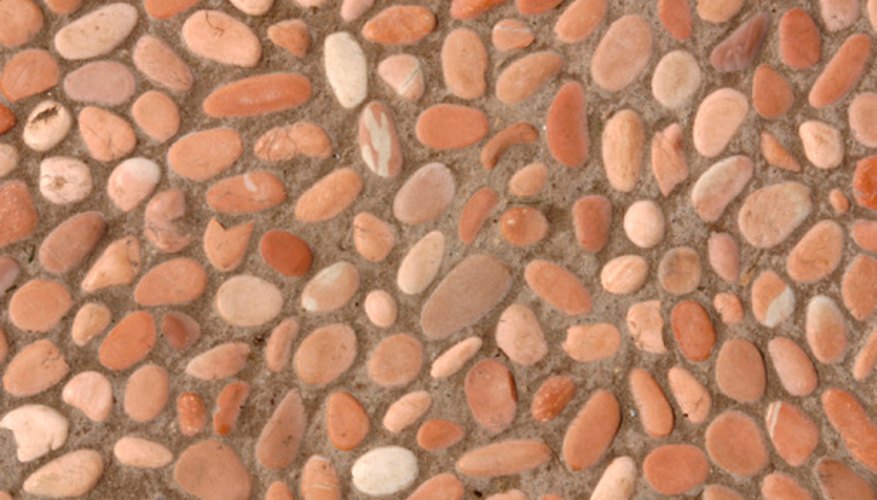 Pebble stones are flat and smooth for comfort. Pebble stones are flat and smooth for comfort.