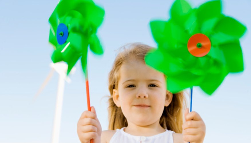 Pinwheels are an easy preschool classroom project. Pinwheels are an easy preschool classroom project.