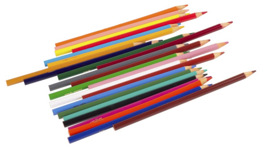 Colored pencils come in dozens of vibrant colors, perfect for rainbows. Colored pencils come in dozens of vibrant colors, perfect for rainbows.