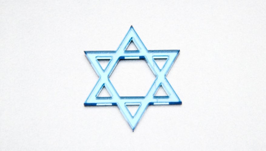 Make a Star of David to hang in your home and honor your Jewish faith. Make a Star of David to hang in your home and honor your Jewish faith.