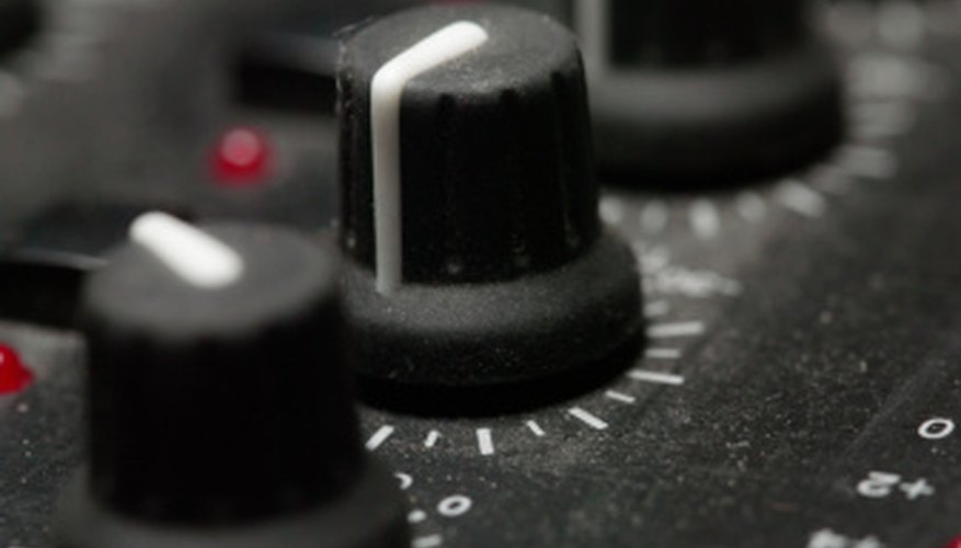 Repair your powered mixer by cleaning out its internal components. Repair your powered mixer by cleaning out its internal components.