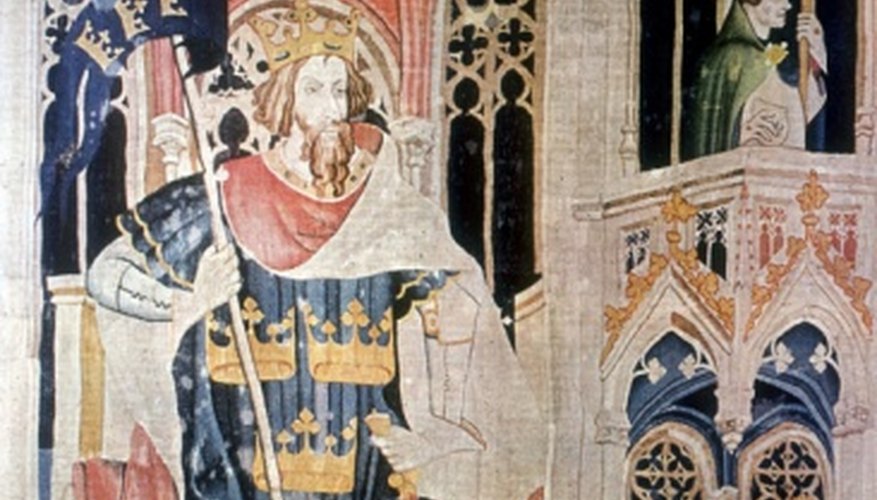 A King Arthur painting is just one of many mythic scenes featured in A King Arthur painting is just one of many mythic scenes featured in