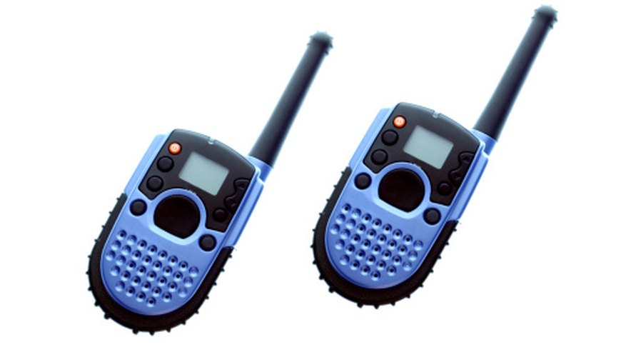 Walkie-talkies only work over a short range and can be set up to only receive from paired devices. Walkie-talkies only work over a short range and can be set up to only receive from paired devices.