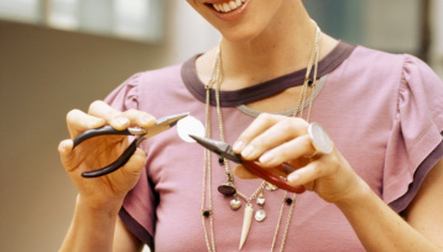 Hammering is a basic jewelry-making skill. Hammering is a basic jewelry-making skill.