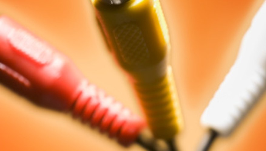 The PS3 audio/video cable has red, yellow and white connectors. The PS3 audio/video cable has red, yellow and white connectors.
