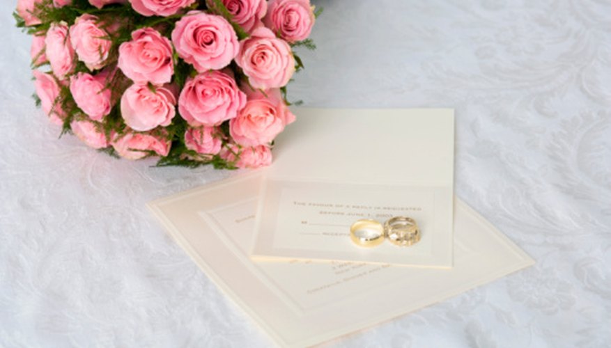 Couples should include donation requests with their wedding invitations. Couples should include donation requests with their wedding invitations.