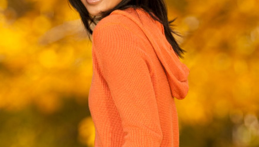 Adding a hood to a knit garment ensures warmth through any season. Adding a hood to a knit garment ensures warmth through any season.