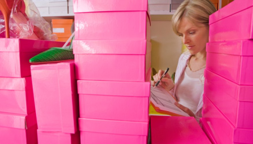 Decorate old shoeboxes to make unique storage containers. Decorate old shoeboxes to make unique storage containers.