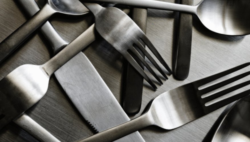 You can recycle your old, mismatched silverware to create a conversation piece in your home or garden. You can recycle your old, mismatched silverware to create a conversation piece in your home or garden.