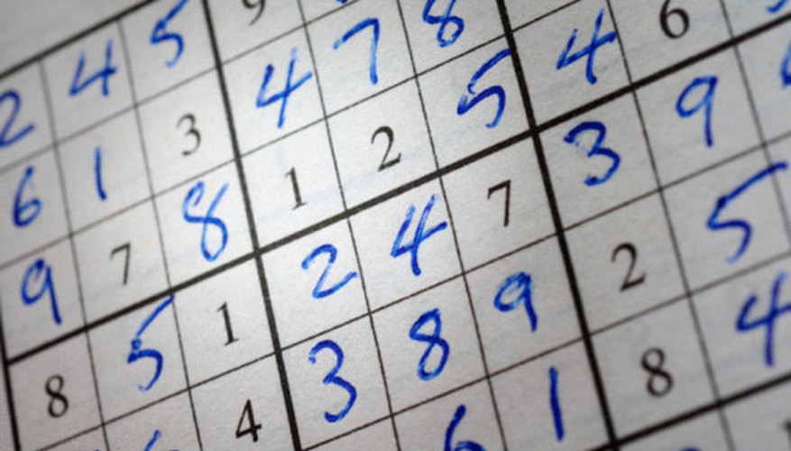 Sudoku puzzles require a basic understanding of counting and numbers. Sudoku puzzles require a basic understanding of counting and numbers.
