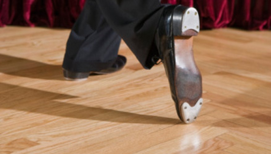 A classic pair of men's tap shoes. A classic pair of men's tap shoes.