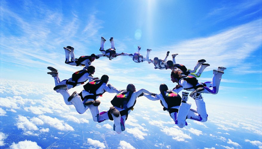 Skydiving is popular among extreme-sport enthusiasts. Skydiving is popular among extreme-sport enthusiasts.