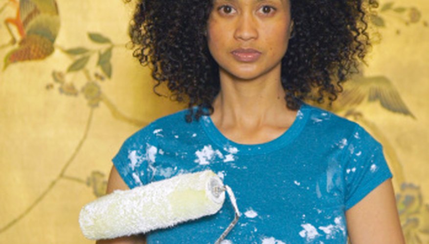 A paint roller should be routinely maintained between uses. A paint roller should be routinely maintained between uses.
