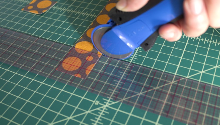 Easily cut fabric with a rotary cutter. Easily cut fabric with a rotary cutter.