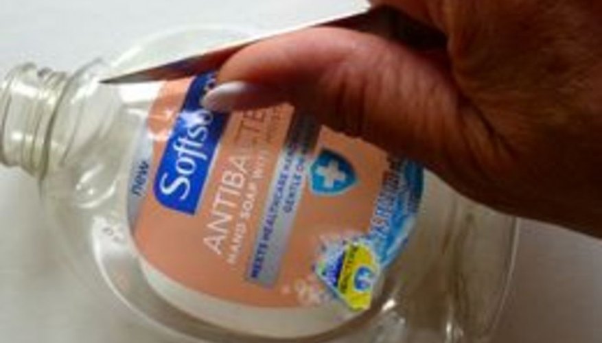 Peel the labels. Peel the labels.