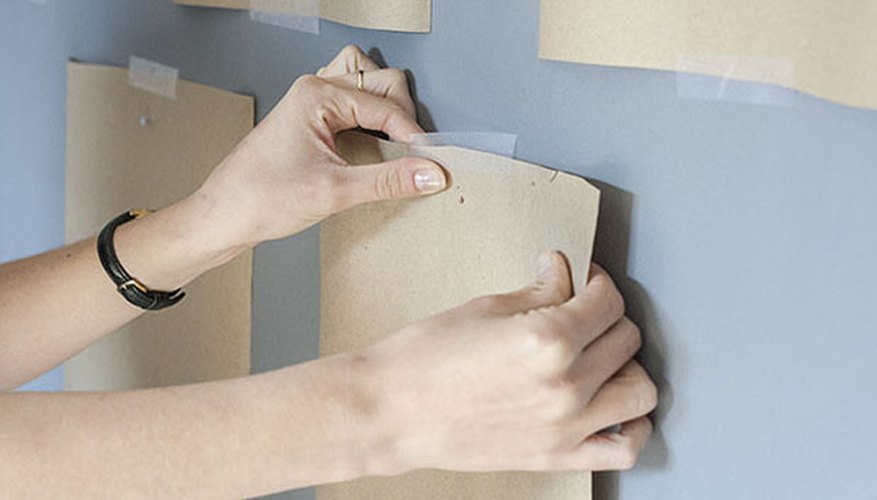 The kraft paper has served its purpose and can be taken down. The kraft paper has served its purpose and can be taken down.
