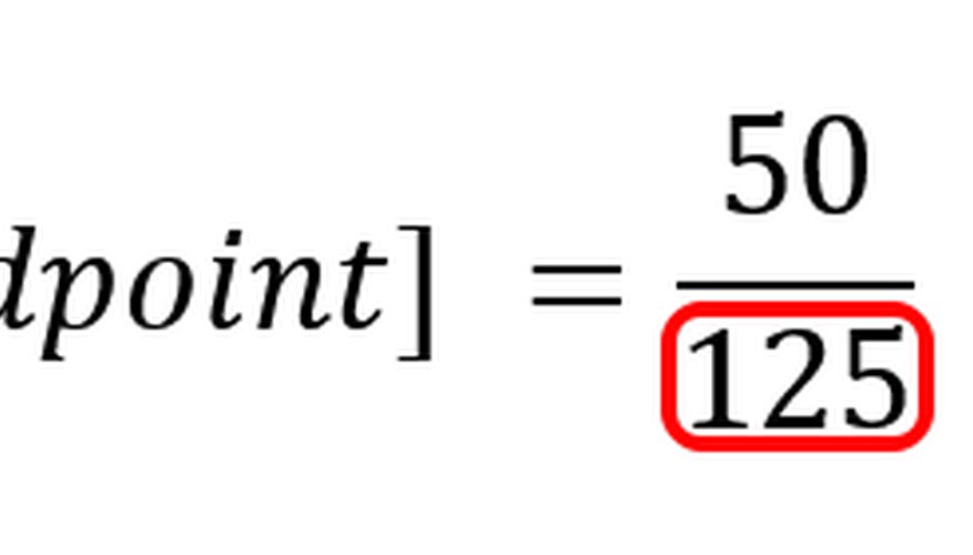 Working through the parenthesized denominator produces an average value. Working through the parenthesized denominator produces an average value.