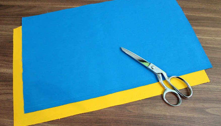 Cut the fabric Cut the fabric