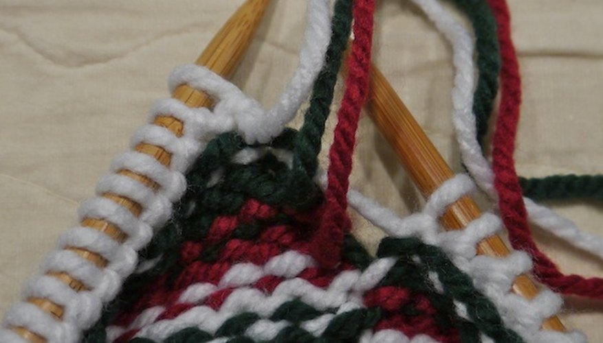 How to Knit Christmas Stockings | Our Pastimes