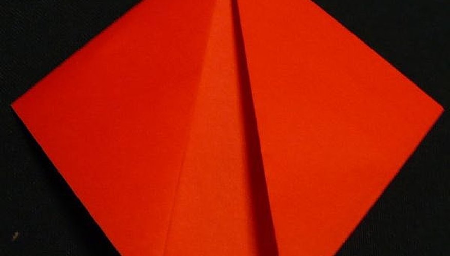 Notice the tips of the paper don't meet at the bottom; the ladybug shows through Notice the tips of the paper don't meet at the bottom; the ladybug shows through