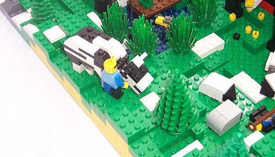 Lego castle landscaping Lego castle landscaping