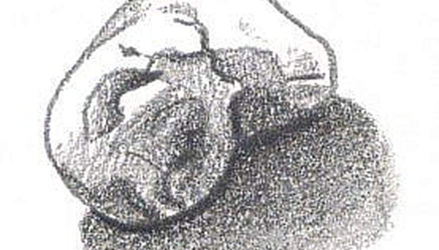 Pencil drawing of a rock Pencil drawing of a rock
