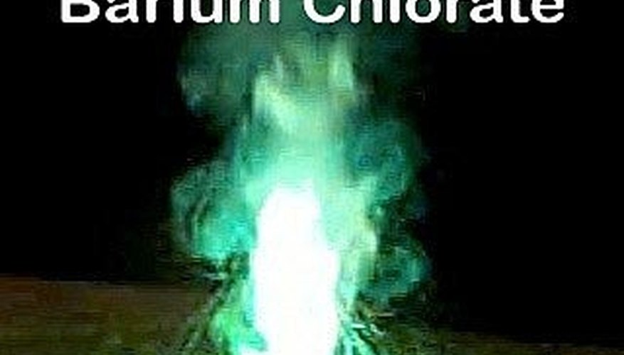A Barium Chlorate enhanced fire A Barium Chlorate enhanced fire