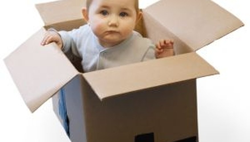 Make a cardboard box even more exciting by crafting a castle playhouse. Make a cardboard box even more exciting by crafting a castle playhouse.