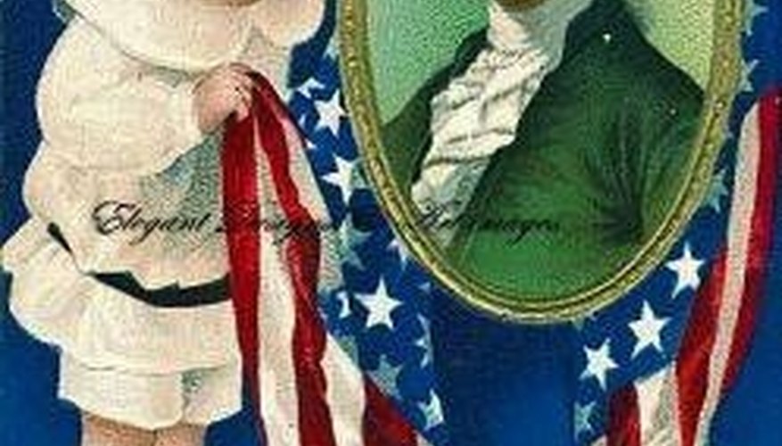 Reprint of a George Washington quilting block Reprint of a George Washington quilting block
