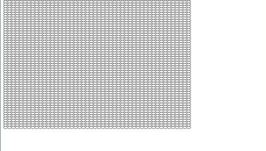 Screen shot of graph paper for loom beading. Screen shot of graph paper for loom beading.