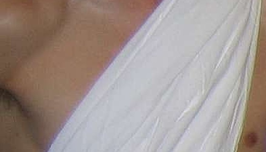 The classic toga costume comes to life. The classic toga costume comes to life.