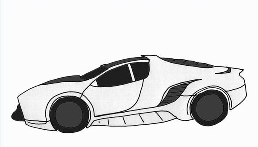 How to Draw a Super Car Our Pastimes