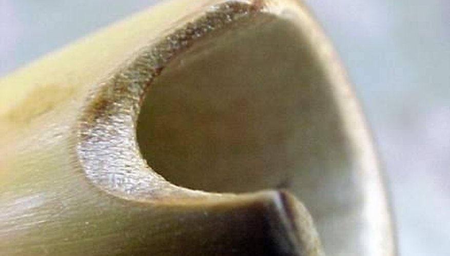 The notch at the top of a quena The notch at the top of a quena