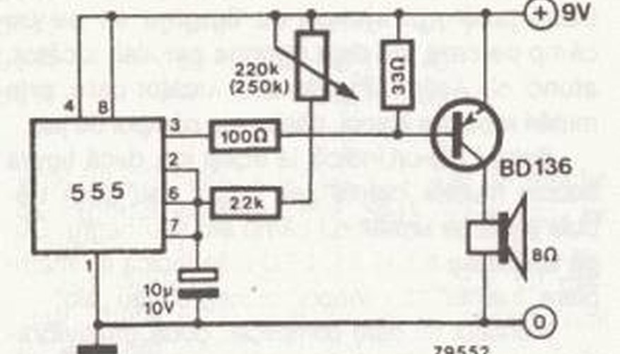 A schematic for an electronic metronome, from electroschematics.com A schematic for an electronic metronome, from electroschematics.com