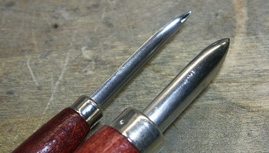 Two different sized burnishers Two different sized burnishers