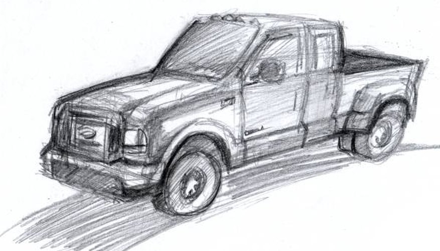 Drawing of truck Drawing of truck